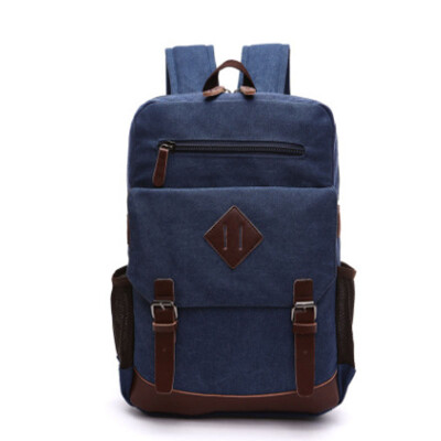 

2017 new high-quality washed canvas men's handbag portable computer bag large capacity solid color portable shoulder bag