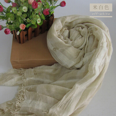 

Genuine Orangefox Cashmere Cotton Pierced Scarf