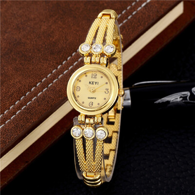 

Luxury Fashion Rose Gold Bracelet Women Watches Ladies Quartz Dress Watch Unique Design Elegant Clock