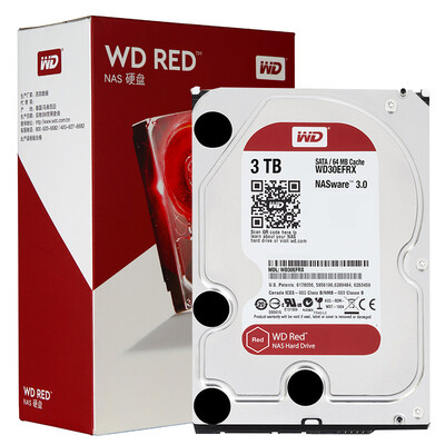 

Western Digital (WD) Red Disk 3TB SATA6Gb / s Накопитель сетевого хранилища 64M (NAS) (WD30EFRX)