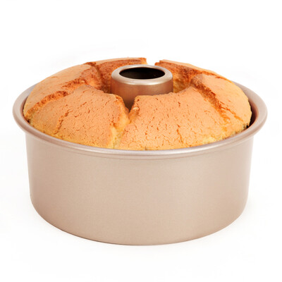 

Jingdong Supermarket Cooking Kitchen CHEF MADE Baking Mold 8-inch Non-stick Chimney Chiffon Cake Mold Bread Mold Oven Tools Champagne Gold WK9074