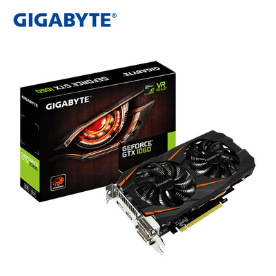 

Gigabyte GIGABYTE GTX 1060 WF2OC 1556-1771MHz 8008MHz 6G 192bit GDDR5 graphics card
