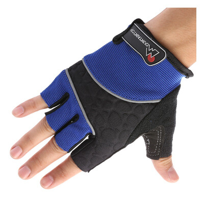 

Mountedop QXST01 riding gloves half finger non-slip wear-resistant bicycle gloves red