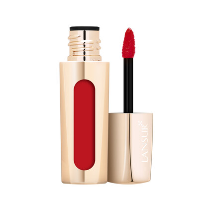 

Lancer LANSUR Lip Glaze Velvet Fog, вызванное чувством юношеской страсть красной губы глазури 06 5g (длящийся увлажняющее чувство тумана матовая помада не просто отбеливание)