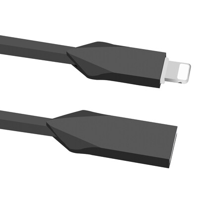 

3 Mochi mokis Apple data cable charge line charger line iphone6 ​​ 6s 7plus 5S ipad data cable zinc alloy 1 m space gray