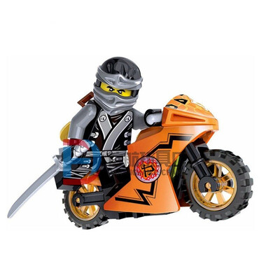 

258A ниндзя мотоциклов строительные кирпичи игрушки совместимость legoINGly Ninjagoed Ninja for дети подарки