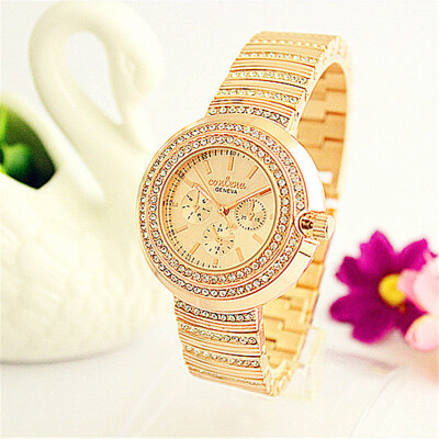 

Unique Design Crystal Ladies Dress Watches Contena New Luxury Full Diamonds Women Rhinestone Wristwatches