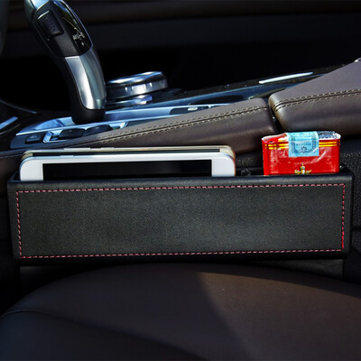 

Di Galen car seat quilting storage box multi-function slot storage box car supplies storage bag black