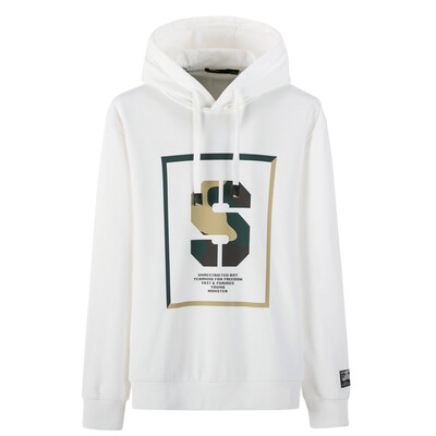 

Semir (Semir) с капюшоном свитер 2017 осень мужской пуловер мужской Корейский волна молодежи камуфляж печать футболки осенью 19057161223 цветок серый L