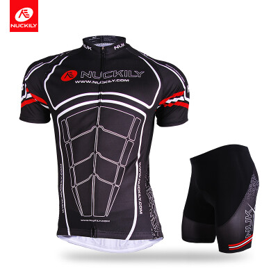 

NUCKILY mens KingKong design cycling jersey and shorts suit