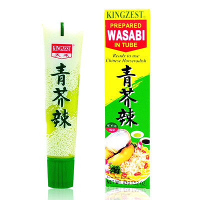 

Tianhe Sushi ingredients tool green mustard spicy mustard sauce horseradish 43g box