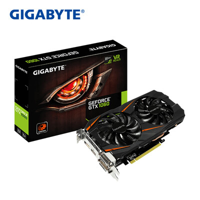 

Gigabyte (GIGABYTE) GTX 1060 WF2OC 1556-1771MHz / 8008MHz 3G / 192bit GDDR5 Графика