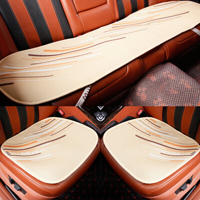 

MUBO car seat four seasons seat cushion single piece three-piece seat cushion Corolla Camry Xuanyi Hanlanda Angkewei five-seat universal breathable non-slip-free seated cushion beige