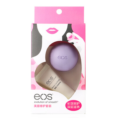 

EOS Pomegranate Raspberry Lip Balm 7g New formula moisturizing non-greasy moisturizing