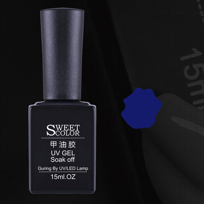 

Sweet Color Nail Polish ink blue water blue AGEL015 15ml light therapy nail glue fast dry lasting nail beginner