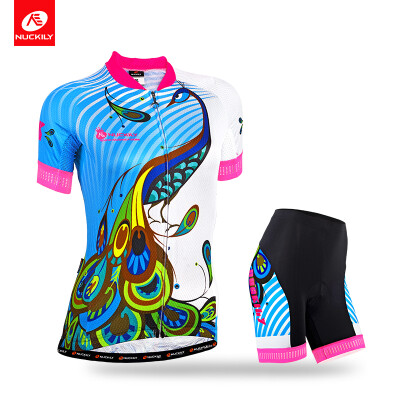 

NUCKILY Summer Womens New Arrival High Tech Training Compression Cycling Jersey Sets