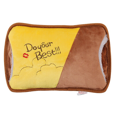 

Dr double inserts simple plush hot water bottle charging explosion-proof warm water bag has been injected water hand warmers Do you best coffee