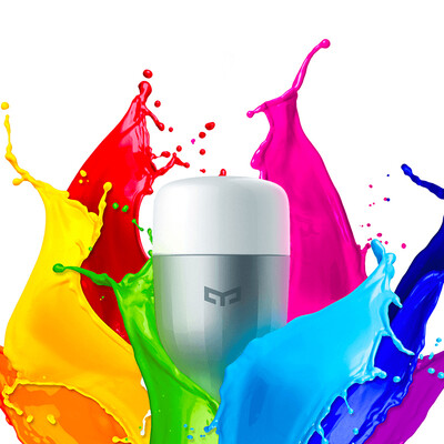 

Original Xiaomi Yeelight Blue II LED Smart Bulb Color E27 9W 600 Lumens Mi Light Xiaomi Mijia Smart Phone WiFi Remote Control