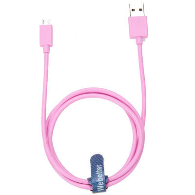 

Beet Webetter data line Android mobile phone 2A travel charger head USB charging cable for Samsung Huawei millet 1 m blue