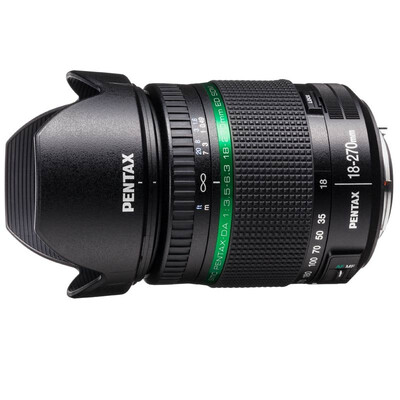 

PENTAX SMC DA 18-270mm F35-63 ED SDM Standard Zoom Lens Black Ultrasonic Driving Motor Approx 15x Zoom