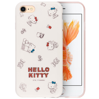 

Hello Kitty Apple 78 phone case iPhone7 8 cartoon protective sleeve All-inclusive silicone shatter-resistant soft shell 47 inches simple Hello Kitty