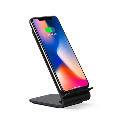 

Newman Apple 8 X Wireless Charger Fast Charge Stand Charging Base Support iPhone X 8Plus Samsung S6 7 8edge A8 Black