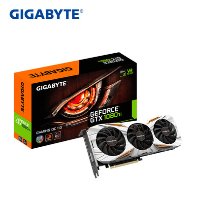 

Gigabyte (GIGABYTE) GTX 1080Ti Gaming OC 1518-1657MHz / 11010MHz 11G / 352bit GDDR5X куриные графики