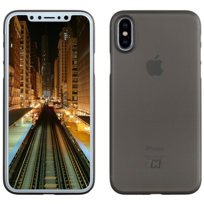 

MOMAX iPhoneX10 Mobile Shell Apple X10 Mobile Phone Case 58 Inch Mobile Phone Case PP Material Slim Cover Black