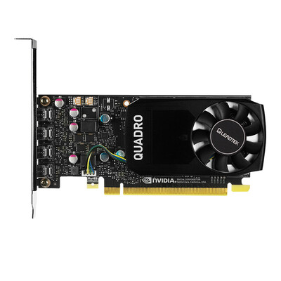 

Leader LEADTEK Quadro P600 2GB GDDR5 128bit 64GBps CUDA core 384 Pascal GPU architecture support 5K graphics professional graphics
