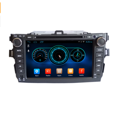 

Quad Core 1024*600 Android wifi 8" In dash head unit car dvd player gps nav for corolla 2008-2011 16G Nand Flash
