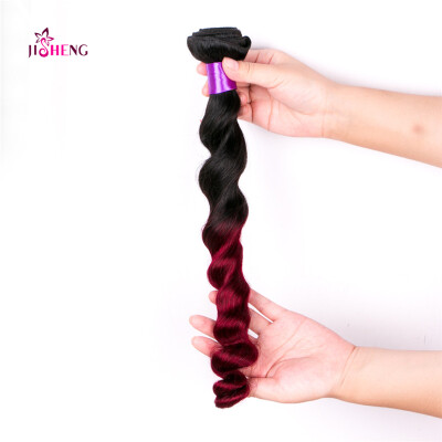 

Ombre human hair loose wave 100g per bundle malaysian virgin human hair extensons 1pcs