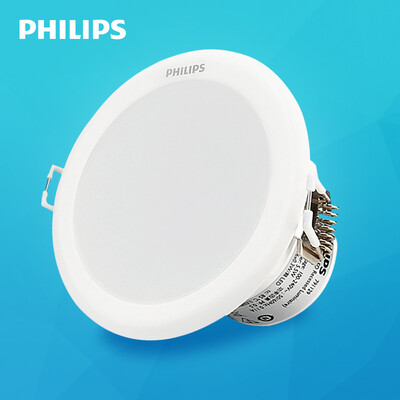 

Philips (PHILIPS) Светодиодный светильник Светящаяся серия 7W 6500K 3,5-дюймовое белое белое отверстие 105 мм