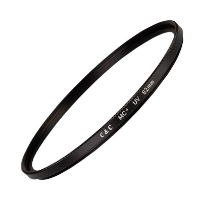 

C & C MC + UV 82mm professional ultra-thin high-definition double-sided multi-layer UV protection mirror anti-fog waterproof anti-UV SLR filter