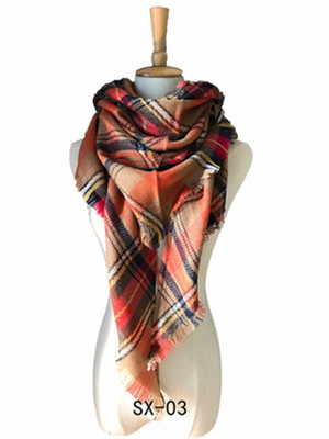 

2018 Winter Triangle Scarf For Women Brand Designer high quality Plaid Scarves Blanket Wholesale Dropshipping