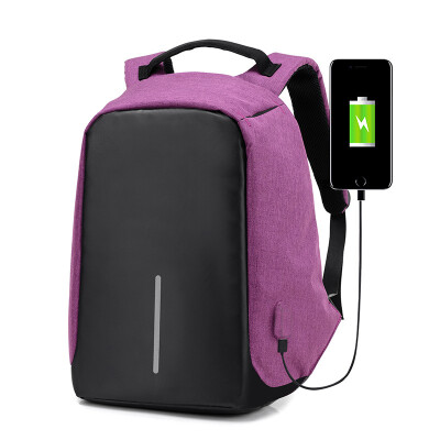 

New Luminous Backpack Fashion Casual Laptop Anti-theft Notebook School Bag with USB Charging Port