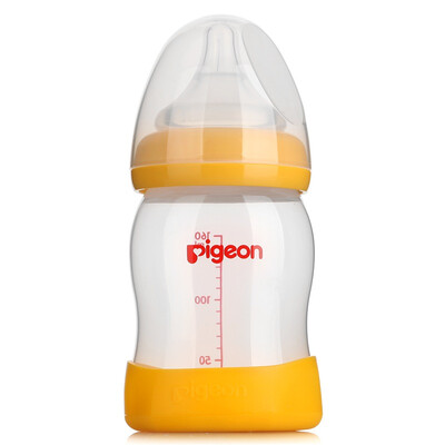 

Pigeon wide-bore PP plastic bottle 160ml AA81 yellow