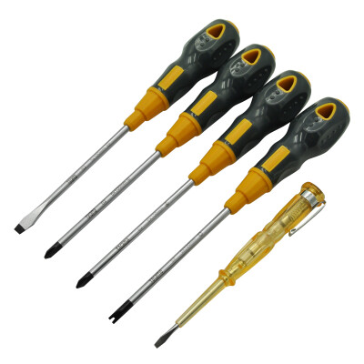 

Takama 5 shaped screwdriver set U-shaped triangle cross-word screwdriver screwdriver screwdriver set 5100mm with magnetic 409005