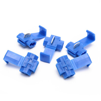 

40 pieceslot Suyep Quick Splice Lock Wire Terminals Connector 18-14 AWG Electrical Crimp 802 Blue