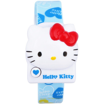 

Hello Kitty (HelloKitty) children's watch LCD electronic form sweet candy female students jump word table HK265B sky blue