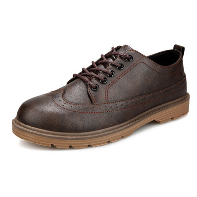 

leisure style Round toe&oxford shoes Mens leather shoes