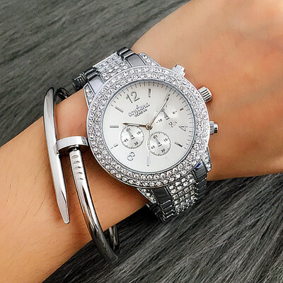 

Luxury Shinny Diamonds Women Wrist Watches CONTENA Fashion Crystal Ladies Business Quartz Dress Watch Rhinestone