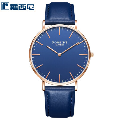 

Rossini ROSSINI watches Yazun Business Series Slim Simple Two-needle Belt Quartz Watch Mens Table 517769B06D