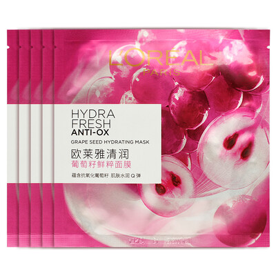 

[Супермаркет Jingdong] LOREAL Crunchy Cranberry Mask 25g * 5