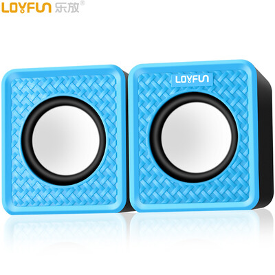 

Leo LOYFUN LF-910 20-channel mini USB computer desktop speaker audio control notebook audio white