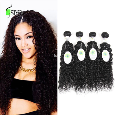 

Malaysian Virgin Hair Water Wave Weave 4 Bundles Wet And Wavy Virgin Malaysian Hair Curly Weave Human Hair Bundles