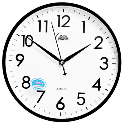 

Coma COMPAS wall clock creative fashion clock quiet quartz living room bedroom simple clock c2855 black