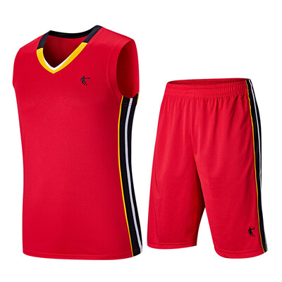 

Jordan Basketball Set V-Neck Training Contest Sports Set XNT3372150 Game Broccoli