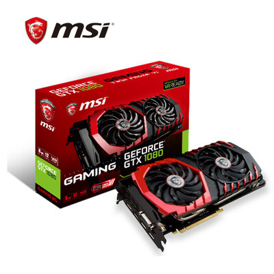 

MSI GTX 1080 GAMING 8G 256BIT GDDR5X PCI-E 30 graphics card
