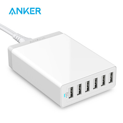 

Anchorage 60W6 Анкер Apple, телефон зарядное устройство USB порт / множественным зарядное устройство порт / зарядки головка / USB адаптер питания 12A быстрой зарядки 6 Эндрюс телефон поддерживает Apple, белый планшет