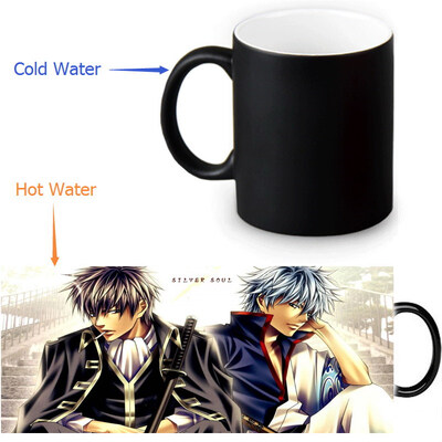 

GINTAMA Morphing Mug Color Change Tea Cup Magic Milk Coffee Mug